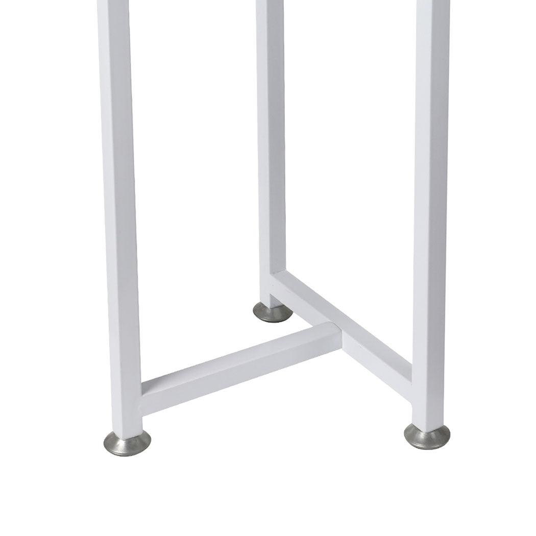 Levede Plant Stand Outdoor Indoor Flower White Medium-1864184713443414020