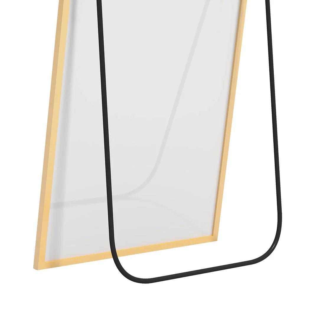 Yezi 165X60CM Full Length Mirror Wall Mounted Mirror Gold-2018816839831916548