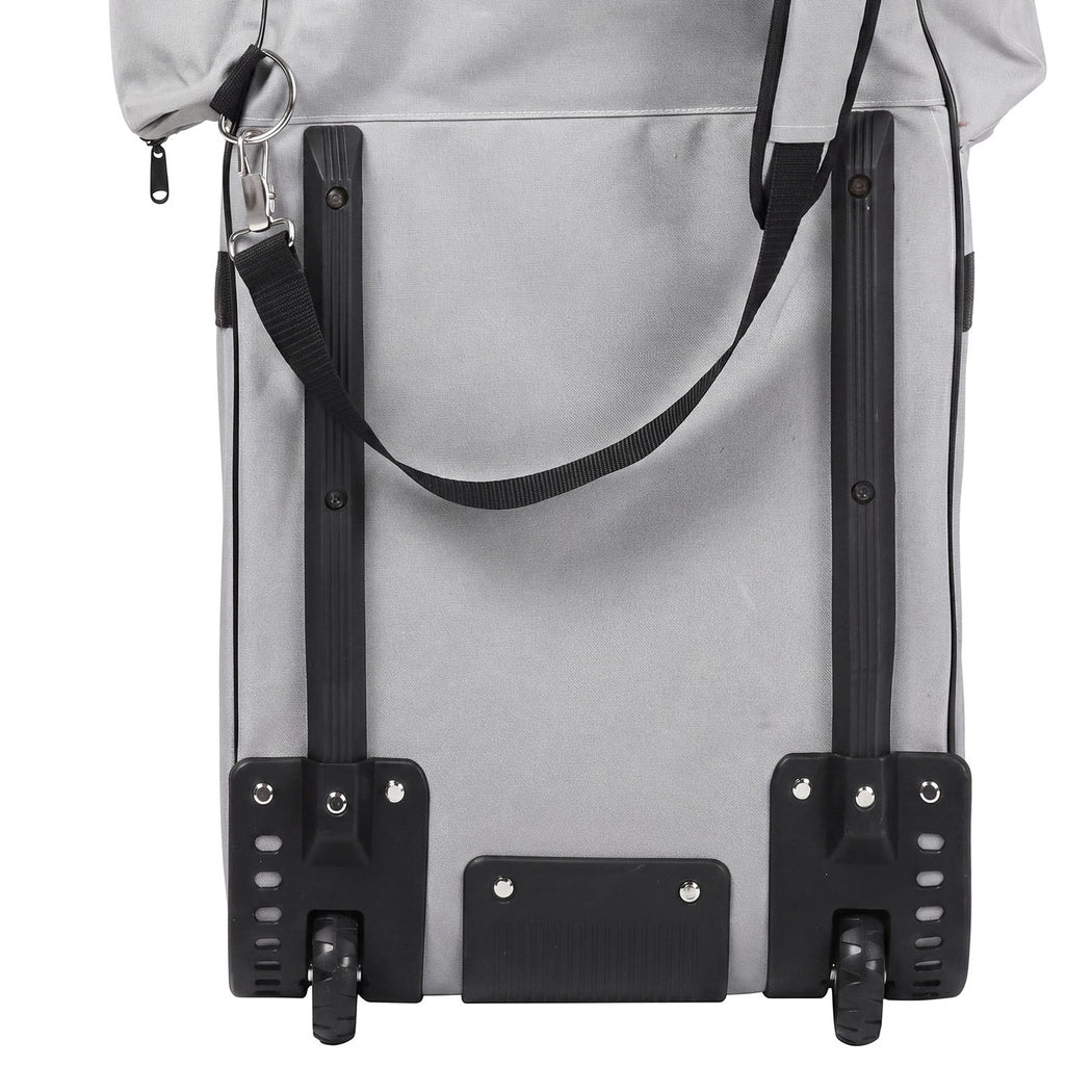 Centra Golf Travel Bag Padded Reinforced Wheels 900D Oxford for Airline,Grey-2100035025671163908