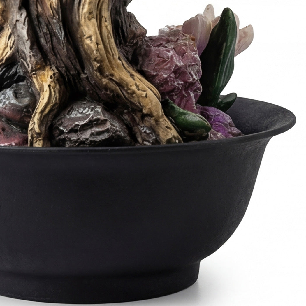 Spector Tabletop Water Fountain LED Colour Changing Bird Indoor Desktop AU Plug-2050059011792965636