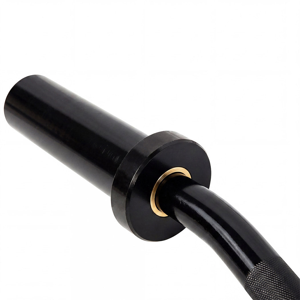 Centra Olympic Barbell Ez Curl Bar W Bar 810lbs Alloy Steel Black-2072893535241244676