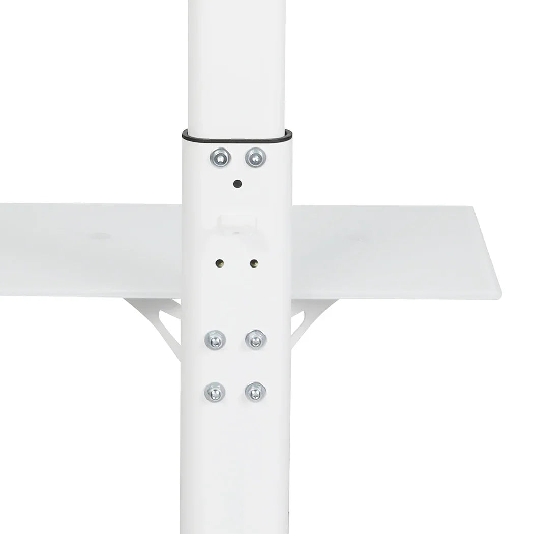 Levede TV Floor Stand 32-65 Inch Universal Swivel Height Adjustable Mount White-2050056791261319172