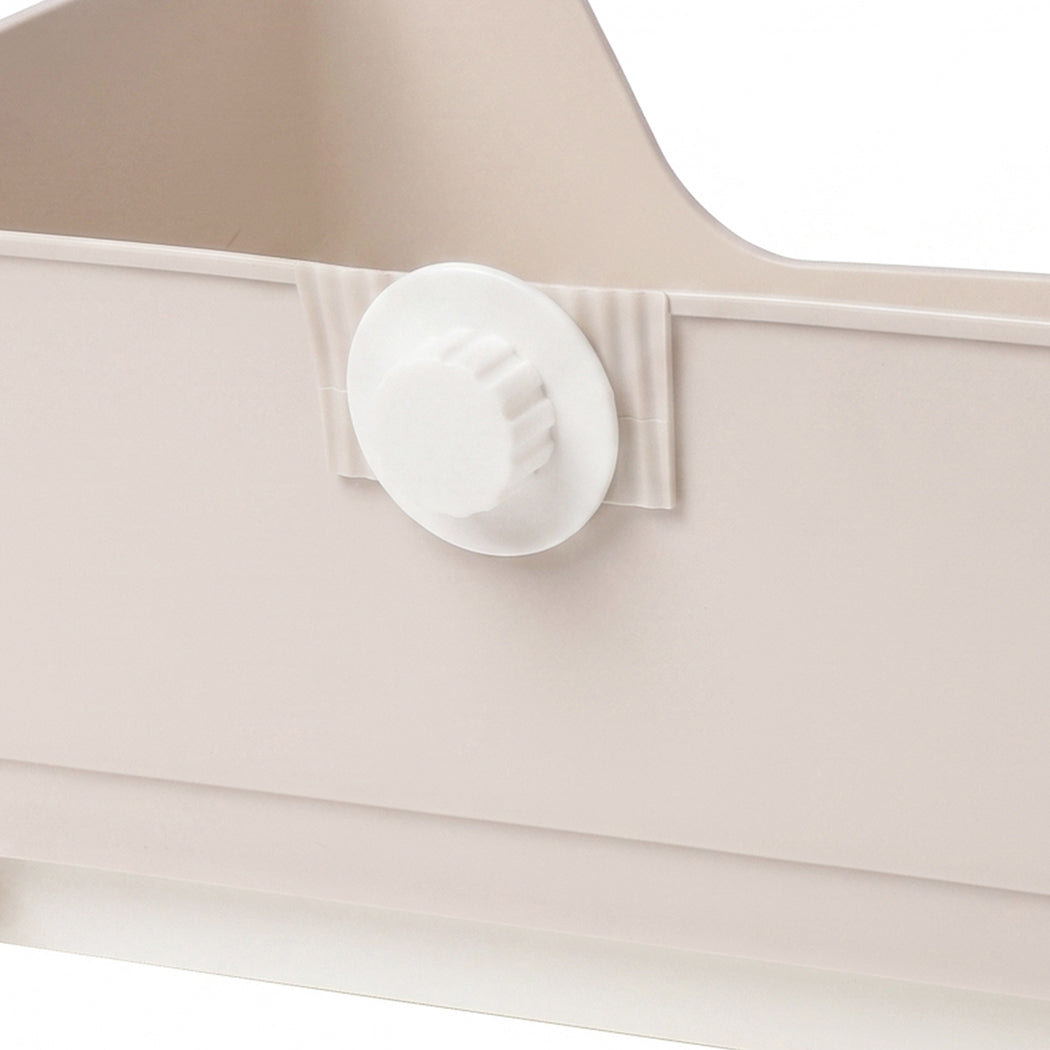 PaWz Rabbit Litter Tray Drawer Box Easy-Clean Secure for Indoor Cage Use Brown-2100034994138386436