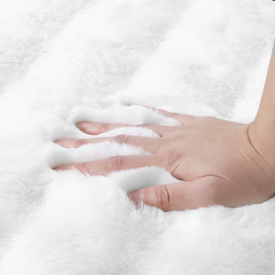 Marlow Area rug large Shaggy Faux Rabbit Fur 120x160CM-1910149776859598852
