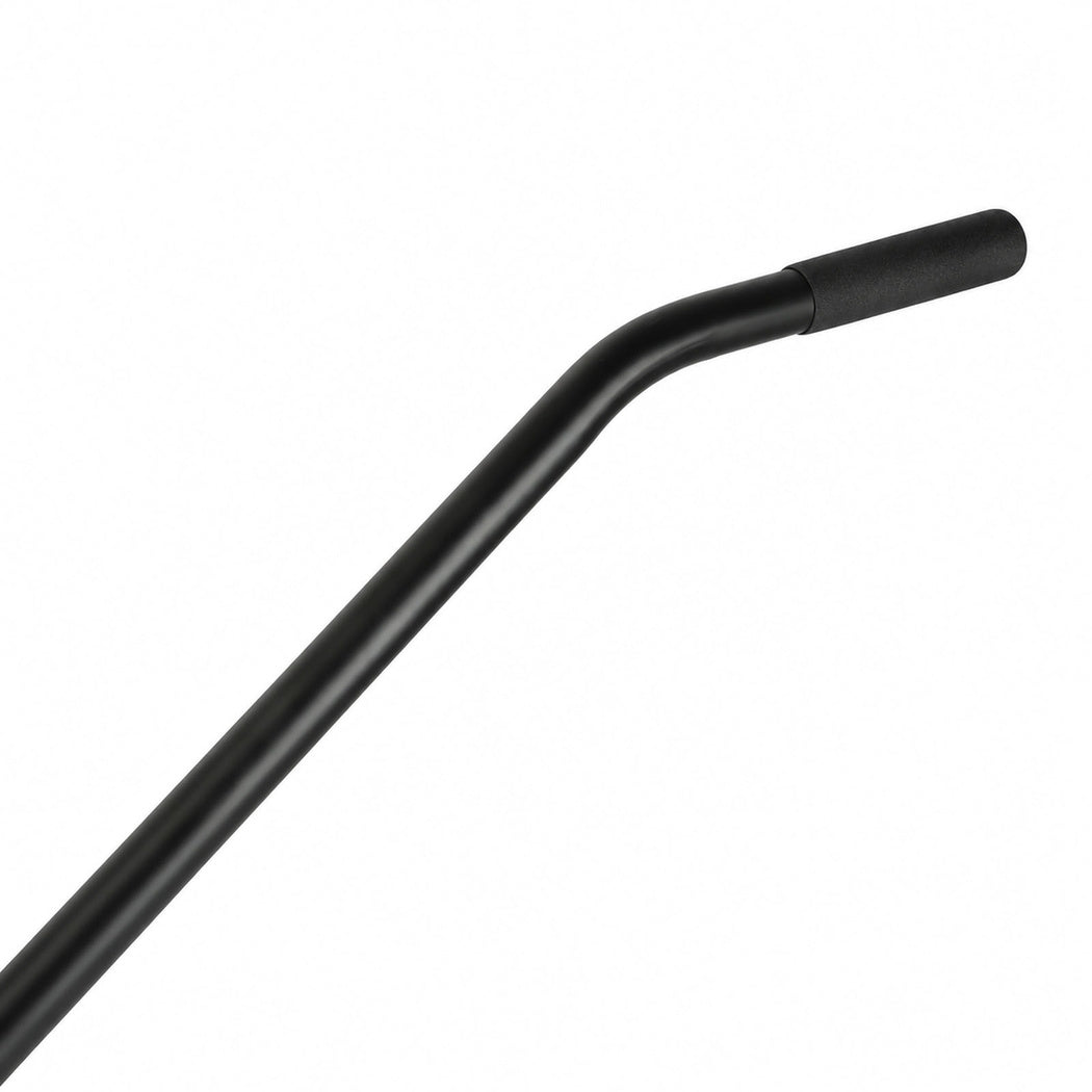 Lambu Lawn Levelling Rake Heavy Duty 75x25cm Steel Head Adjustable Handle Black-2109799600918040581