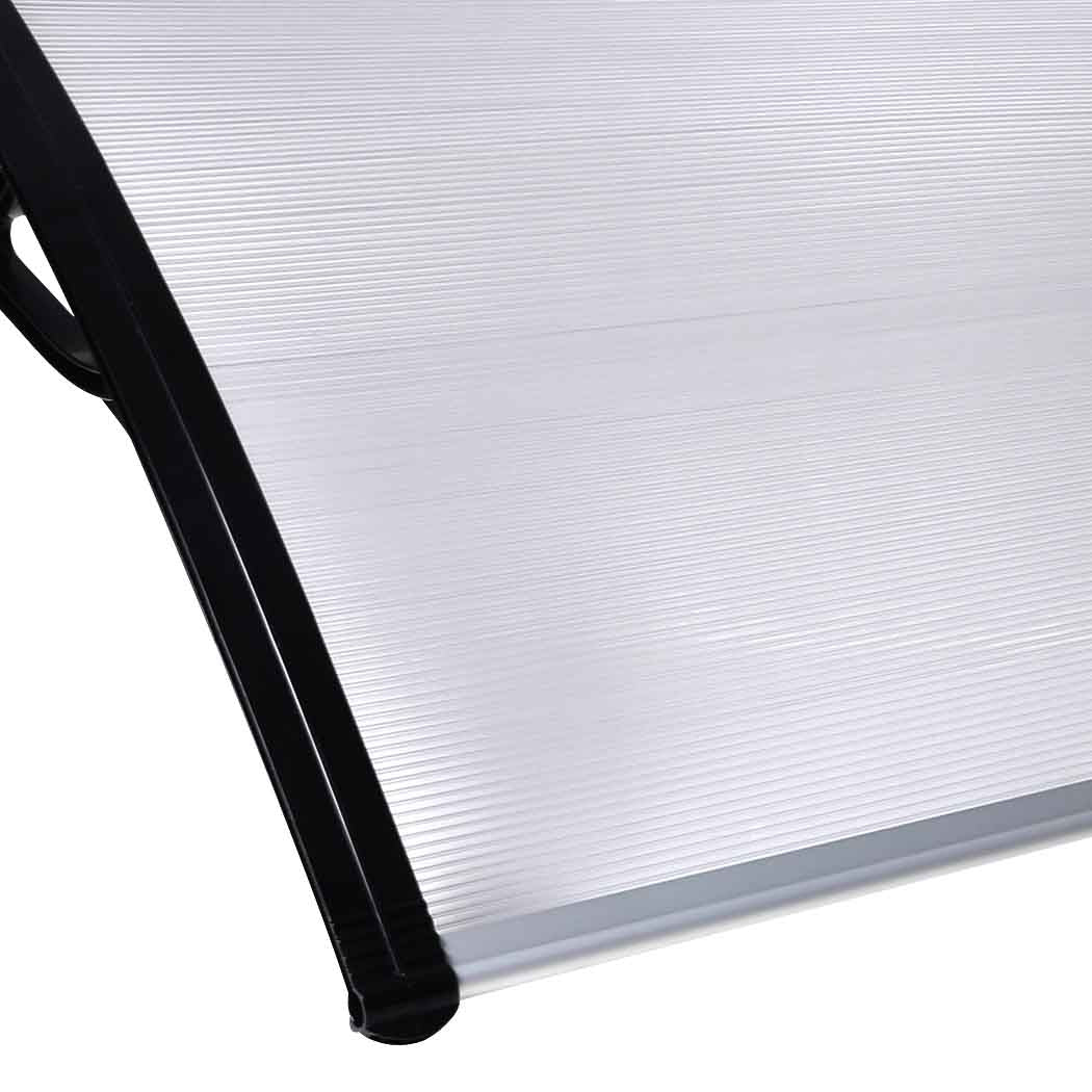 Mountview Window Door Awning Outdoor 1M X 1.5M Transparent 1x1.5M-1973193987405778948