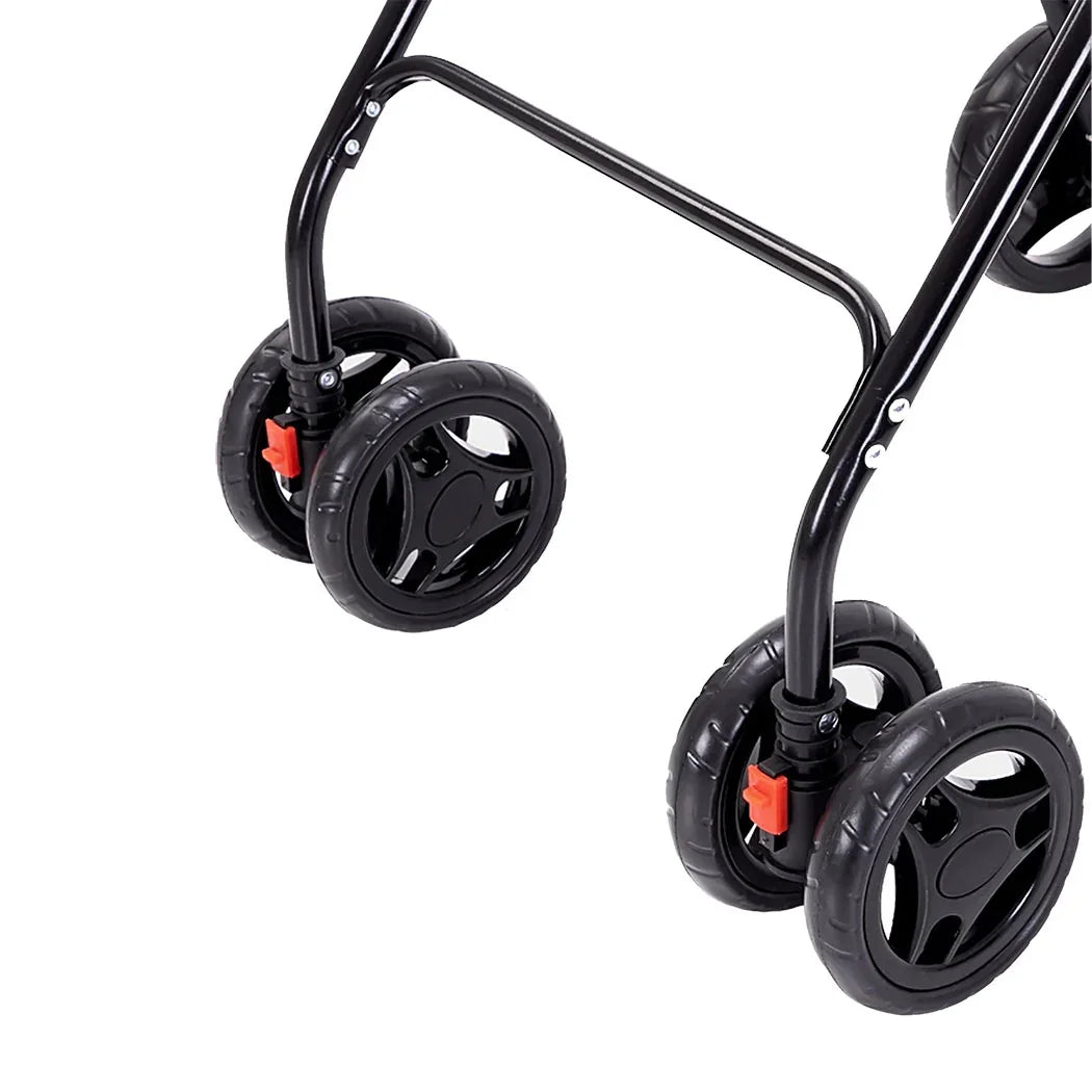 PaWz Two-tier Pet Stroller Double Dog-2029387239179554820