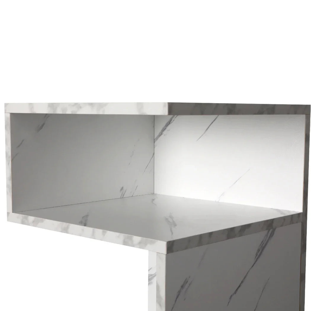 Levede 1xBedside Tables Drawers Side White-2006733102113755140