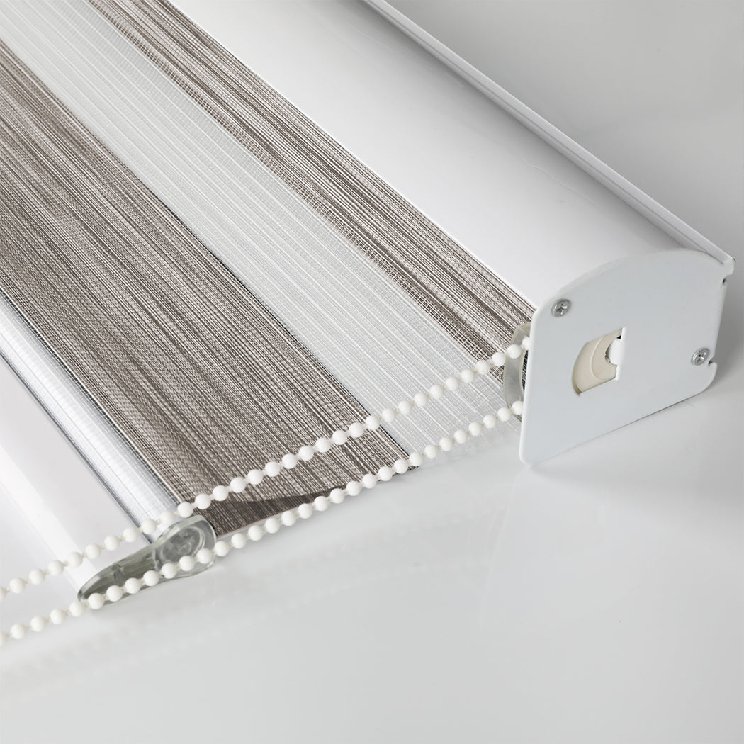 Marlow Blackout Zebra Roller Blind Curtains 60x210 Beige-2065254606371426308