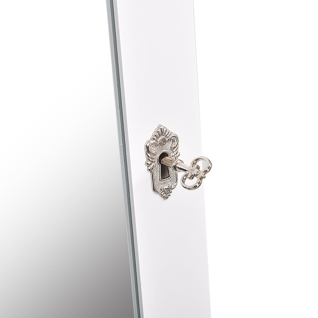 Levede Mirror Jewellery Cabinet Makeup-1864184303475363844