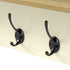 Levede Coat Rack Wall Mounted Shelf 7 Double Hooks Storage Entryway Hallway-2050056761783750660