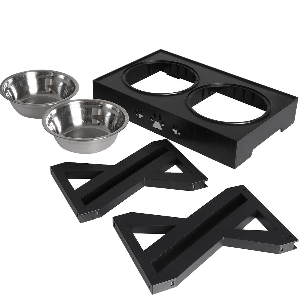 PaWz Elevated Pet Feeder Food Water-1864184521906327556