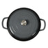 3.5L Enamel Dutch Oven Pan in Black Colour-2018816805572841476