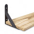 Levede Floating Wall Shelves 4Pcs Rustic Wood Storage Display Rack Bookshelf-2061251867823968260
