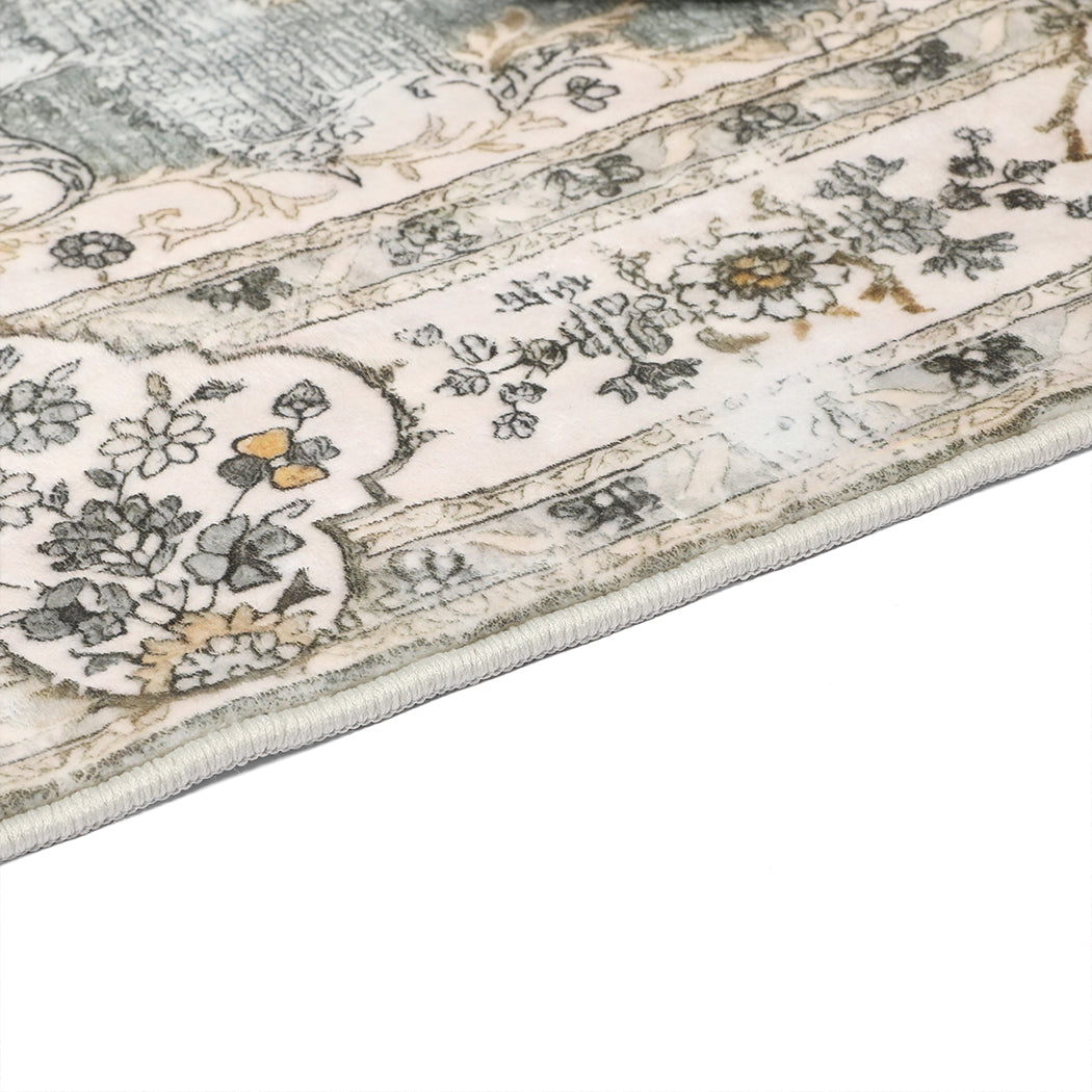 Marlow Floor Rug Short Pile Washable Vintage Carpet Soft Plush Non Slip 80x120-2018816677239721988
