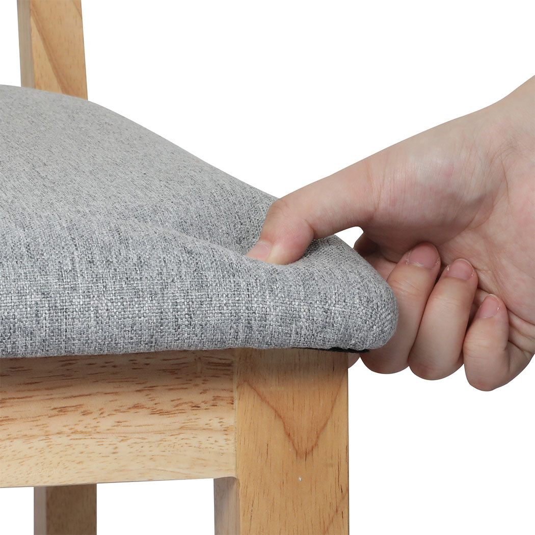 Levede Dining Chairs 8 Upholstered Kitchen Chair-2006732735992958980