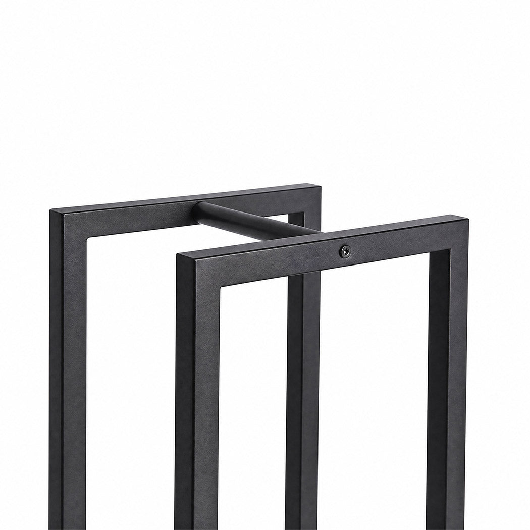 Levede Firewood Rack Metal Outdoor Storage Log Holder Fireplace 30 x 22 x 59cm-2072893555432624132