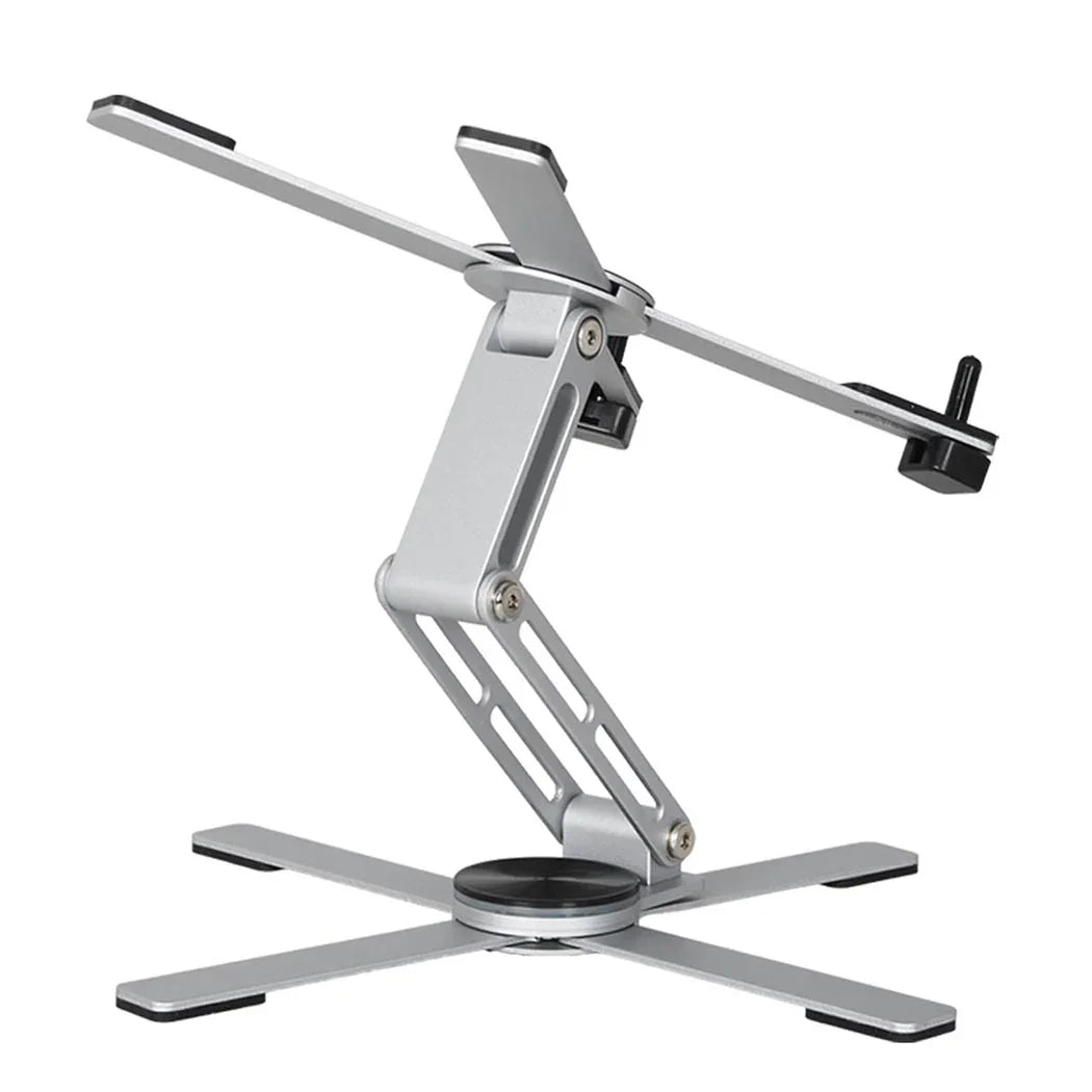 Levede Portable Laptop Stand 360 Rotating Bracket Foldable Aluminum Desk Riser-2050056791982739461