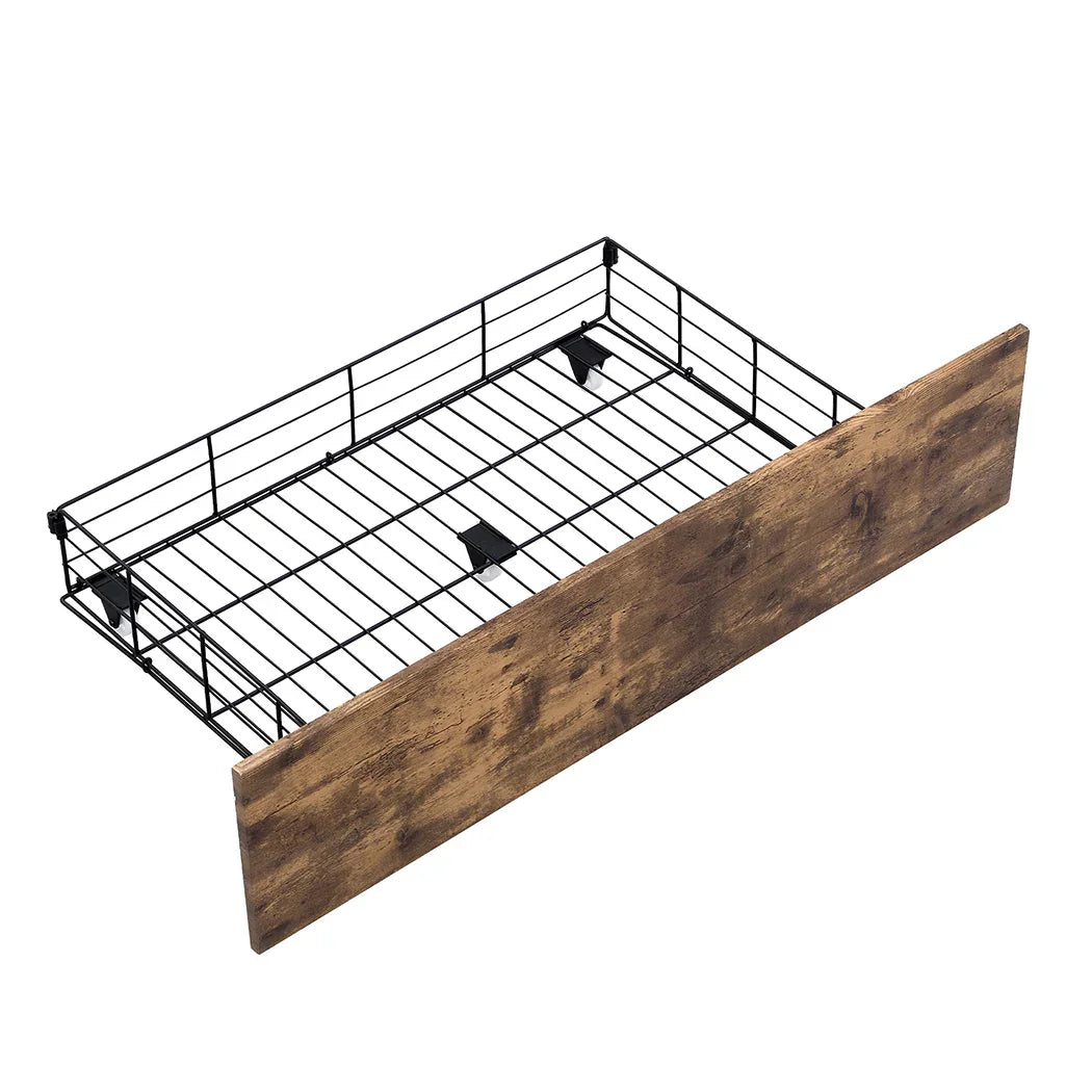 Levede 4 Queen Bed Frame Storage Drawers-2018816884425756677