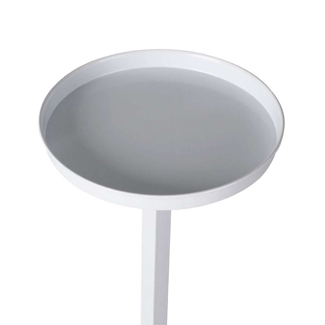 Levede Plant Stand Outdoor Indoor Flower White Medium-1864184713443414021