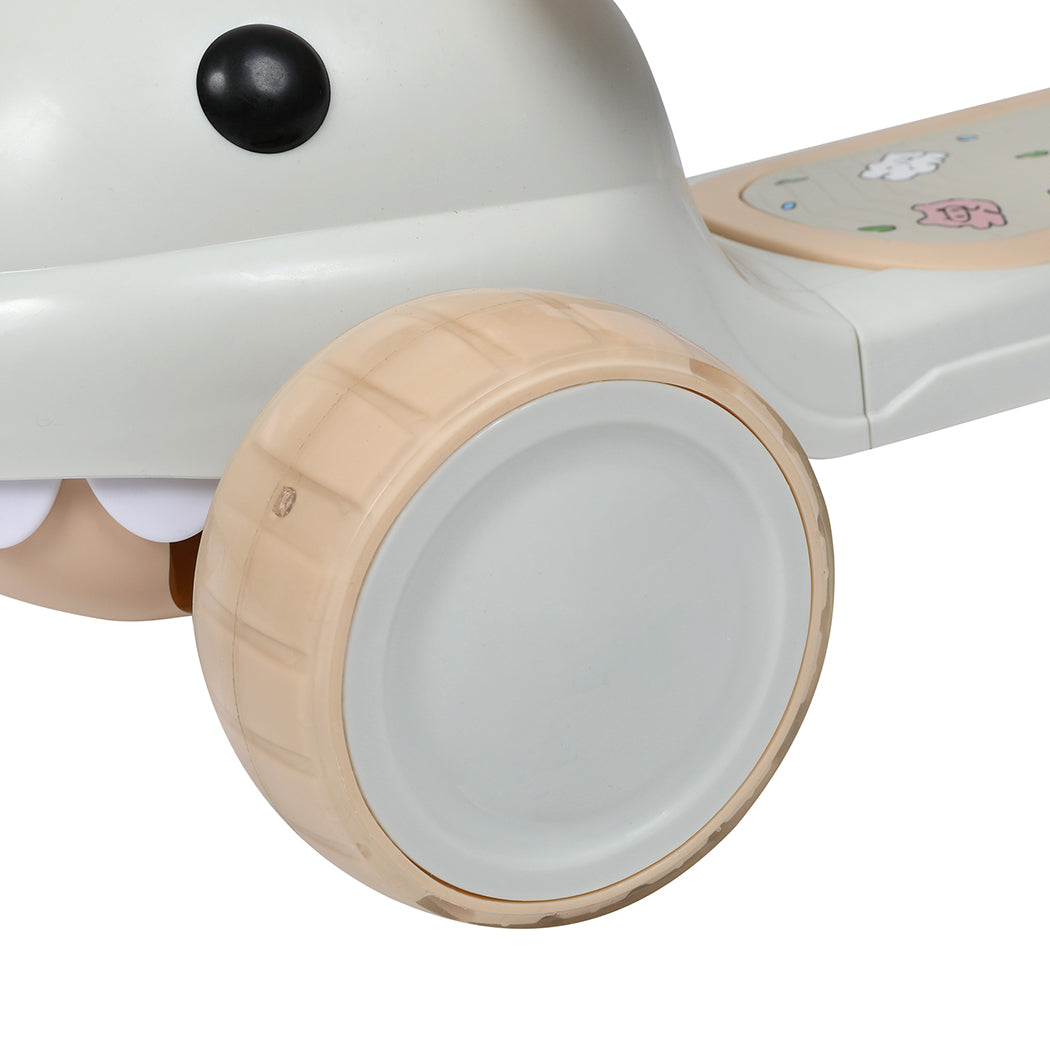 BoPeep Foldable Kids Scooter Flip-able Seat Beige-2006732821045055493