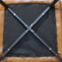 Dining Chairs x 4 Padded Seat PU Faux Leather-2065254414712705029