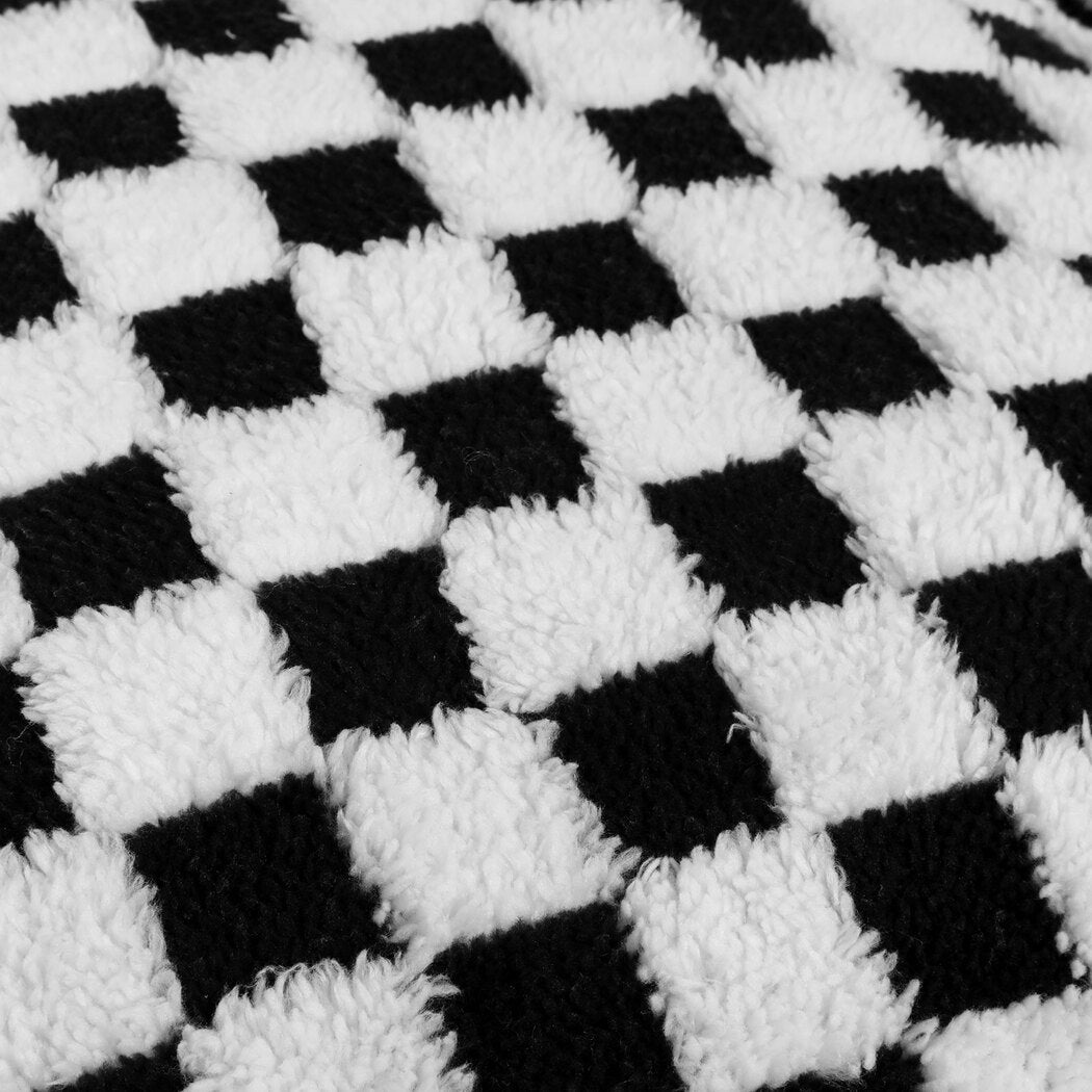 Pawz Pet Bed Plush Checkered Dog Bed Washable Cat Bed-2050056801222791173