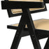 Levede 6x Black Wicker Armchair Dining Chair-2029387210725396485