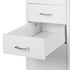 Levede 5 Drawer Office Cabinet Drawers White-2006733174390001669