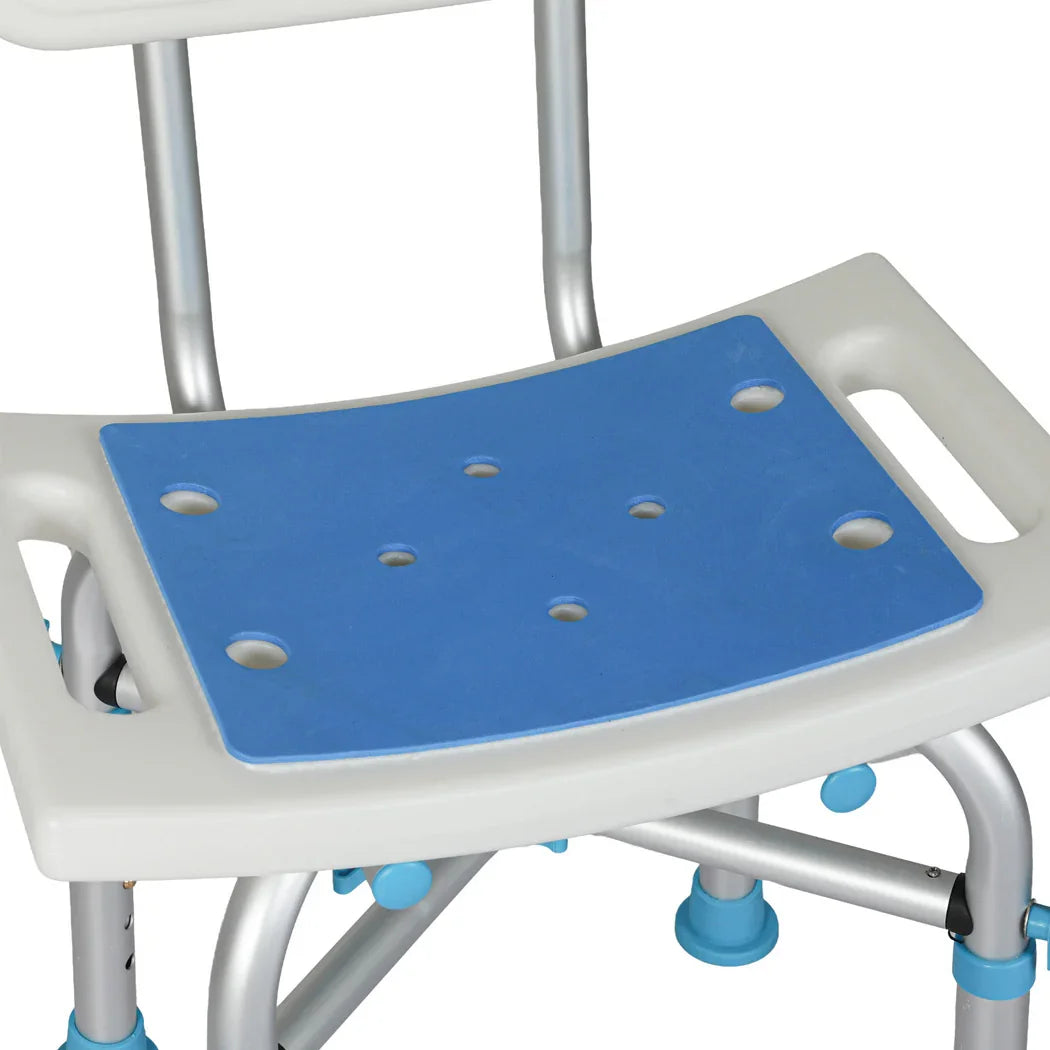 Levede Shower Chair Adjustable Height Safety Seat Bench Bathroom Safety Assist-2050056769769705477