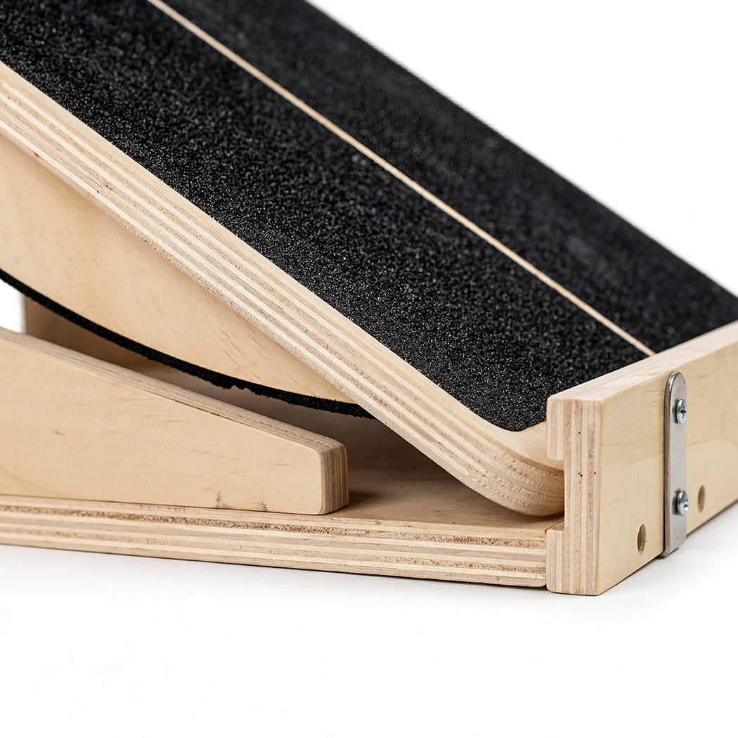Centra 4-Level Adjustable Wooden Slant Board Professional Incline Calf Stretcher-2050059021230149637