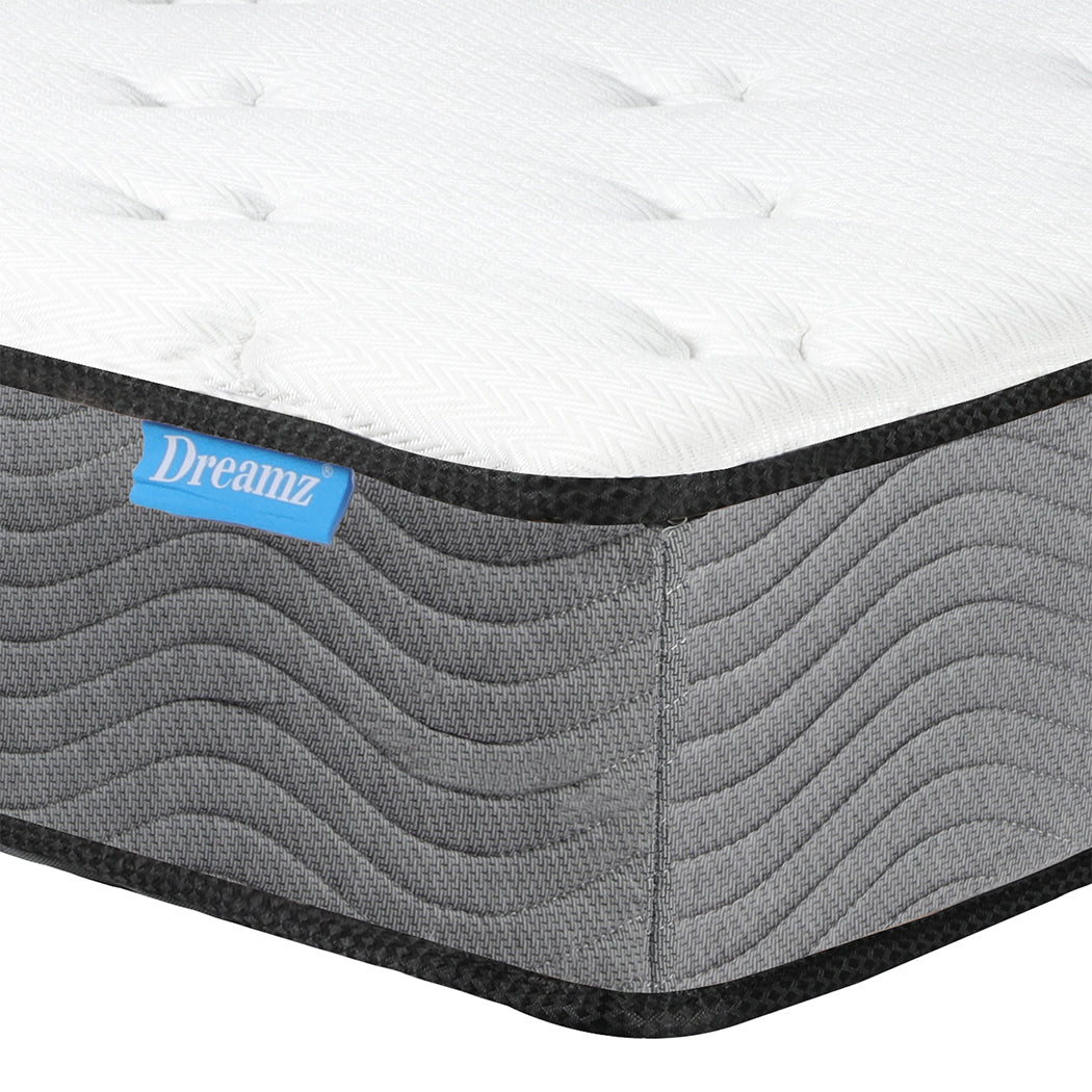 Dreamz Spring Mattress Pocket Bed Top Double-2006733091544109061