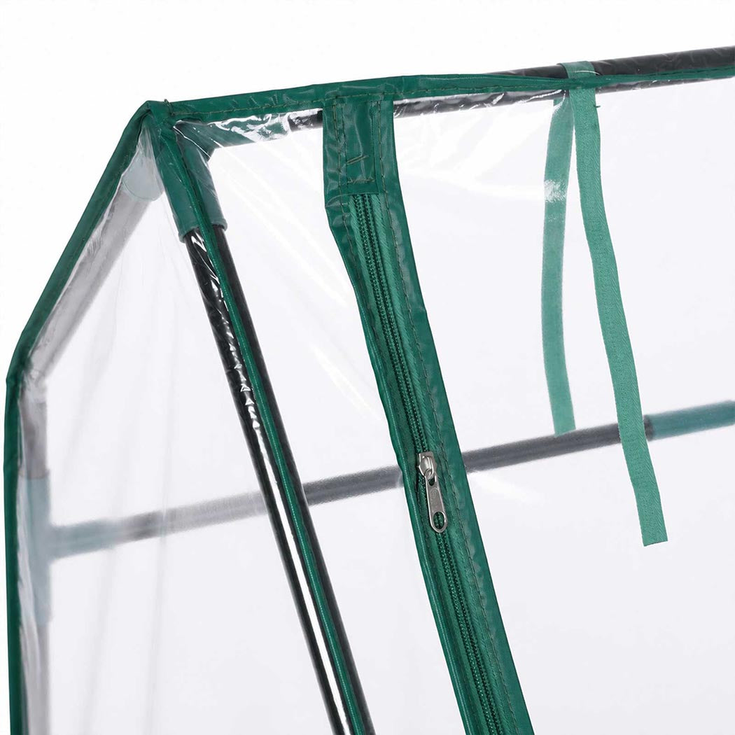 Lambu Mini Greenhouse Sturdy PVC Cover Zipper Door for Patio Balcony Transparent-2109799597822644230