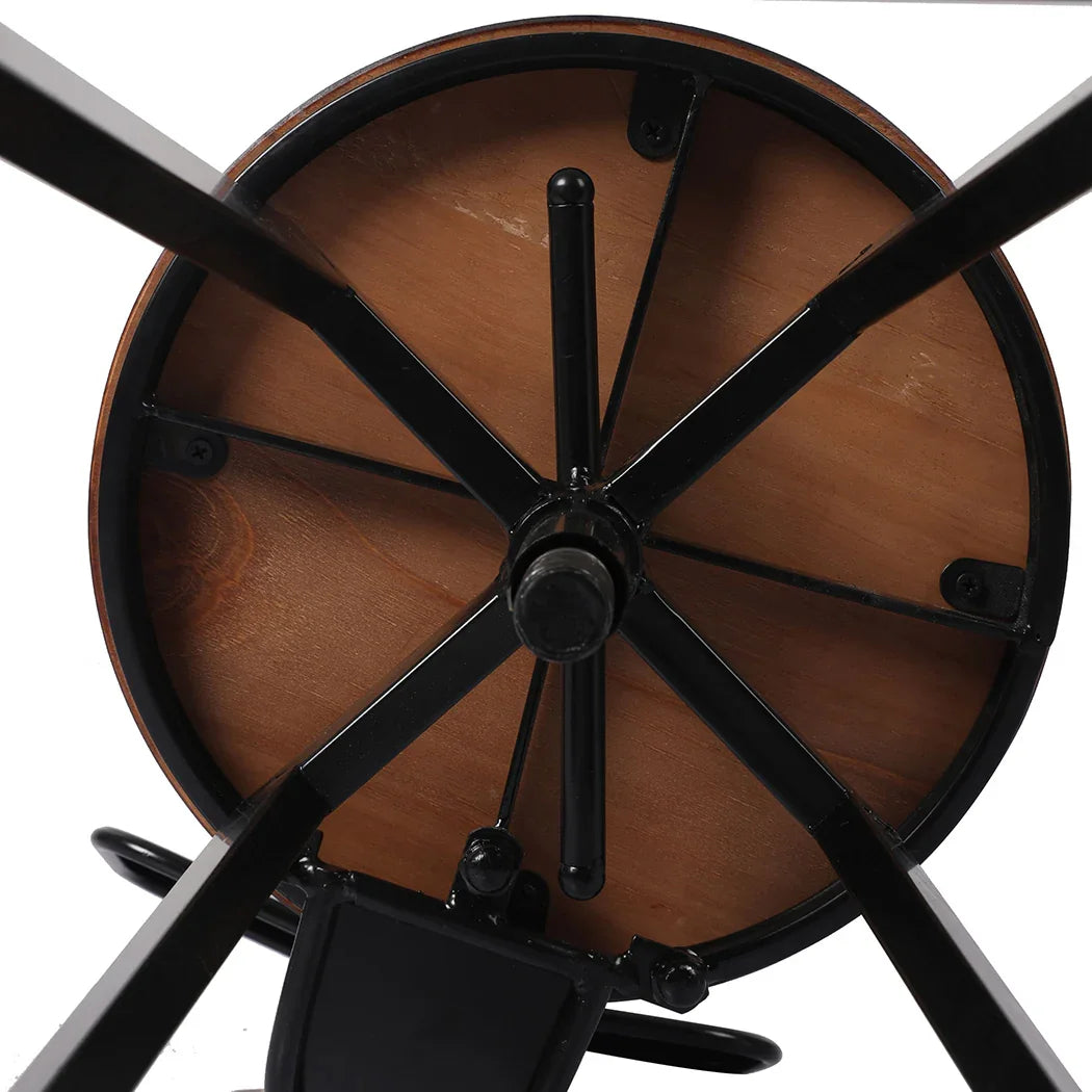 Levede 1x Industrial Bar Stools Kitchen-2029387281487499269