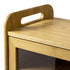 Toque Bread Bin 2 Tier Bamboo Bread Box Kitchen Counter Storage Container 20L-2072893581785436165