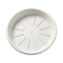Toque Plant Pots 5 Pcs 8 Inchs Plastic Planter Pots with Drainage Saucers White-2072893580992712709