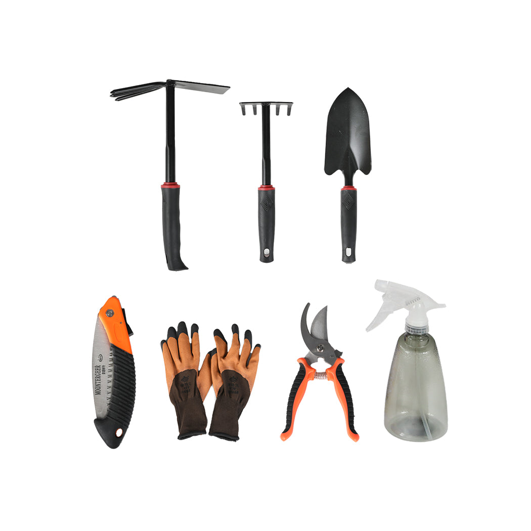 Lambu Gardening Hand Tools 7PC with Storage Bag-1864183568343896069