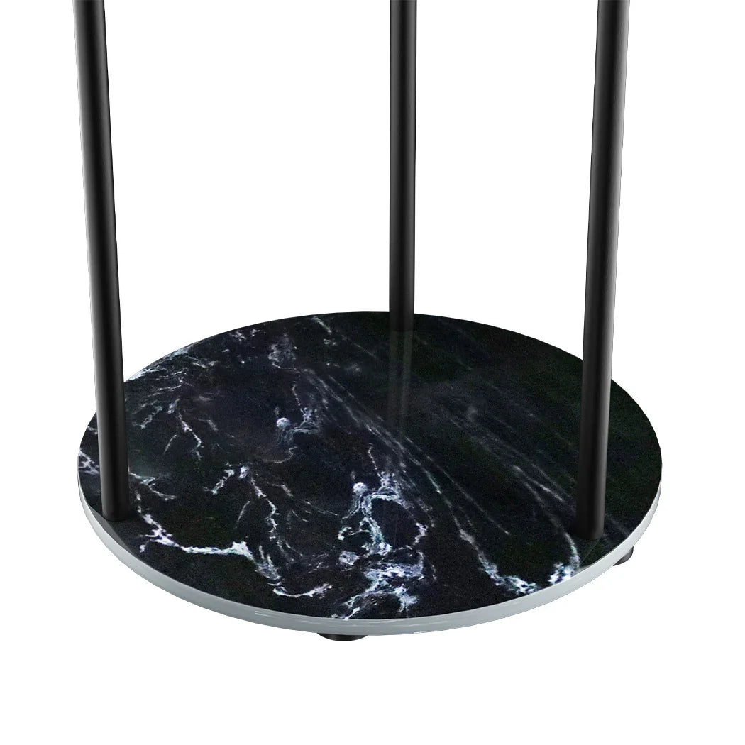 Levede Coat Rack Clothes Stand 8 Hook Organizer Black-2018816848522514437