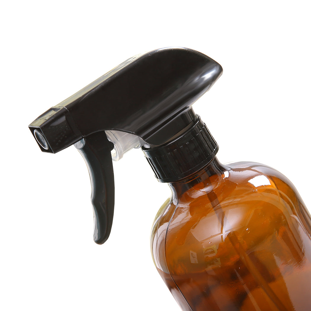 4x 500ml Amber Glass Spray Bottles Trigger-2006733307332661253