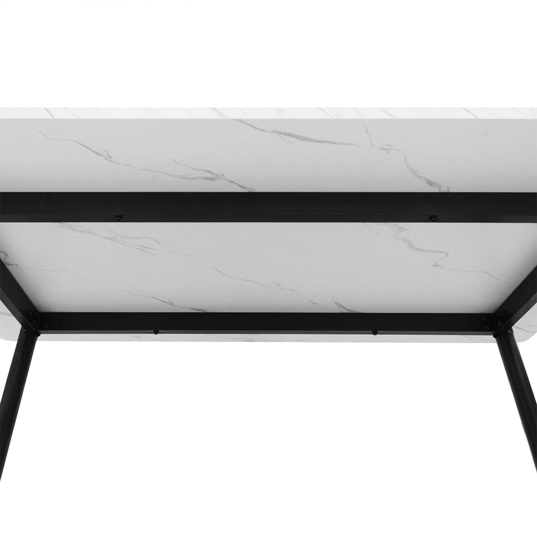 Levede Steel Dining Table 4-6 Seater 150cm-1894516729896374277