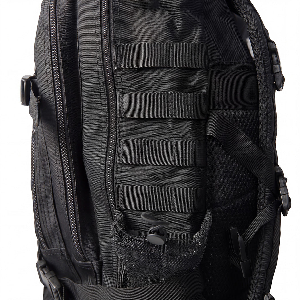 Slimbridge 45L Military Tactical Backpack Rucksack Hiking Travel Bag Black-2072893576735494149