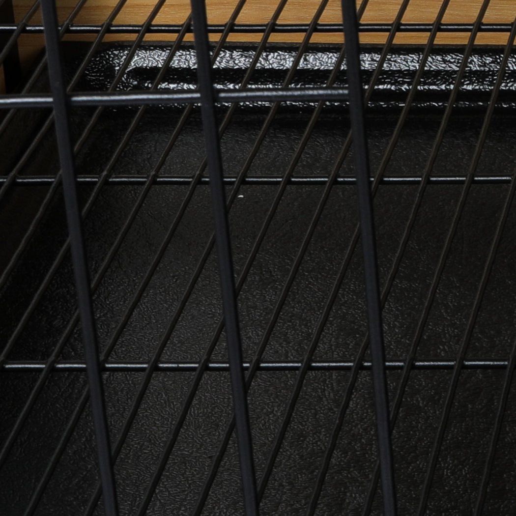 PaWz Wooden Wire Dog Kennel Side End M Medium-2006732990142615557