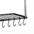 Toque Metal Pot Pan Rack Hanging Kitchen Shelf Wall Mounted Organizer 10 Hooks-2061251871485595653