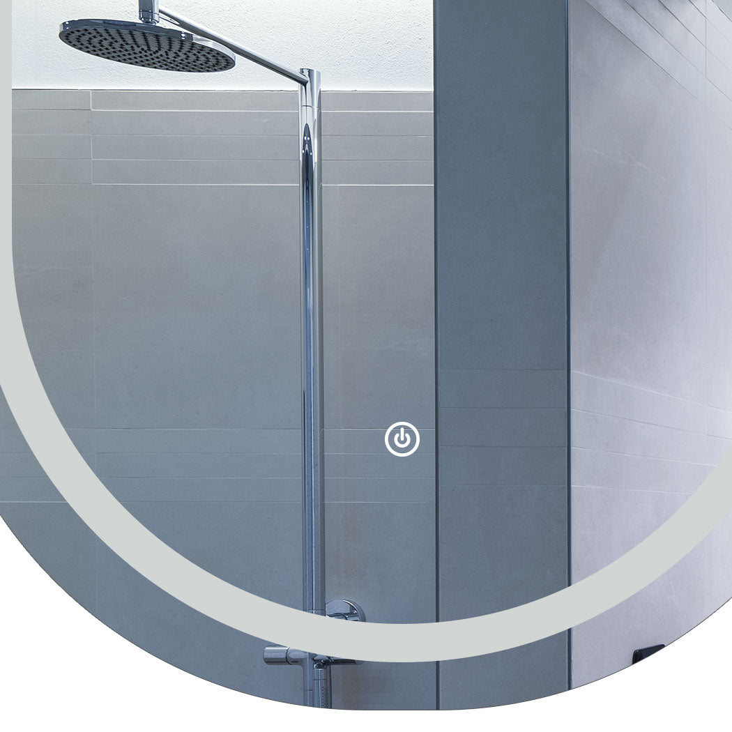 EMITTO LED Wall Mirror Oval Anti-fog 50x75cm-1910112984999530501