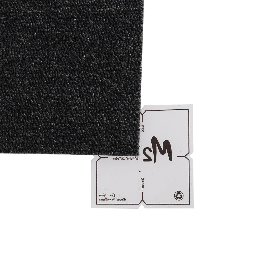 Marlow 20x Carpet Tiles 5m2 Box Heavy Black-2029387259035389957