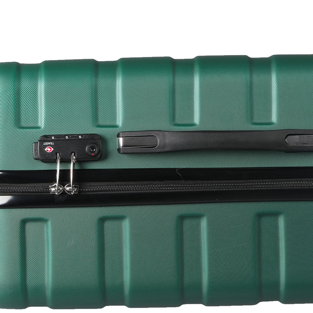 Slimbridge 24" Luggage Case Suitcase Green 24 inch-1864184365613977605