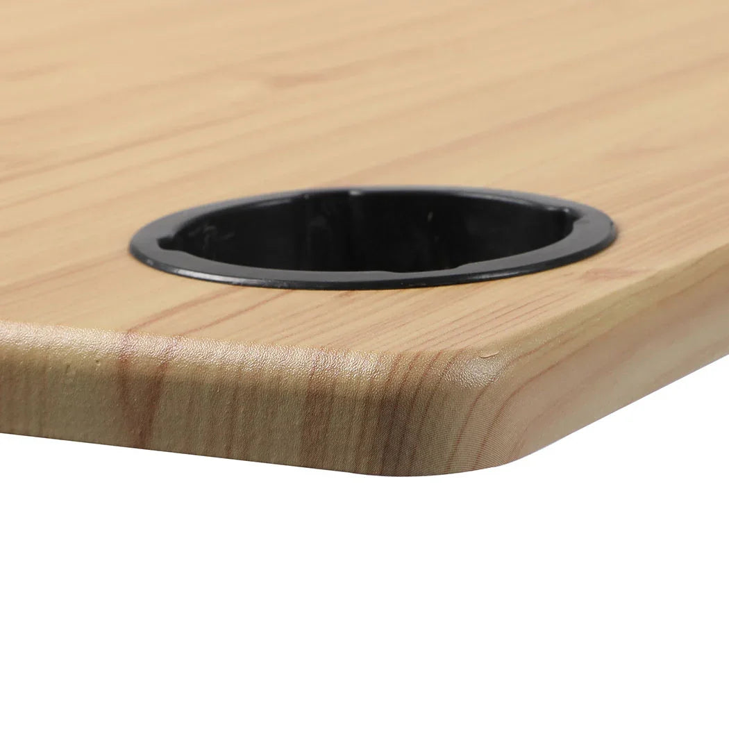 Levede Standing Desk Height Adjustable Oak-2006733138390290437
