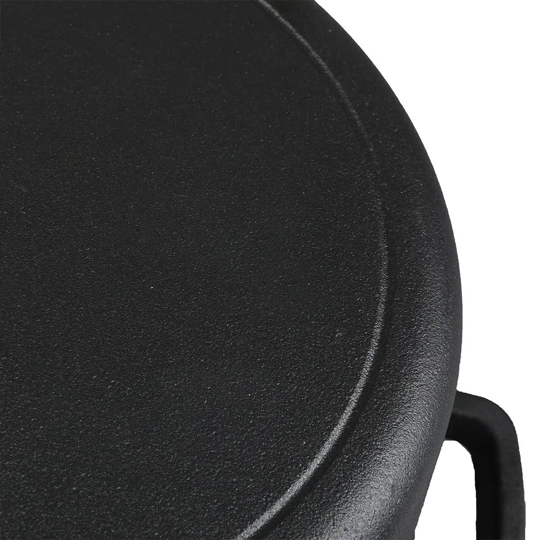 Toque 5.84L Double Dutch Oven 2 in 1 Cast Iron Pan-2050056750580764677