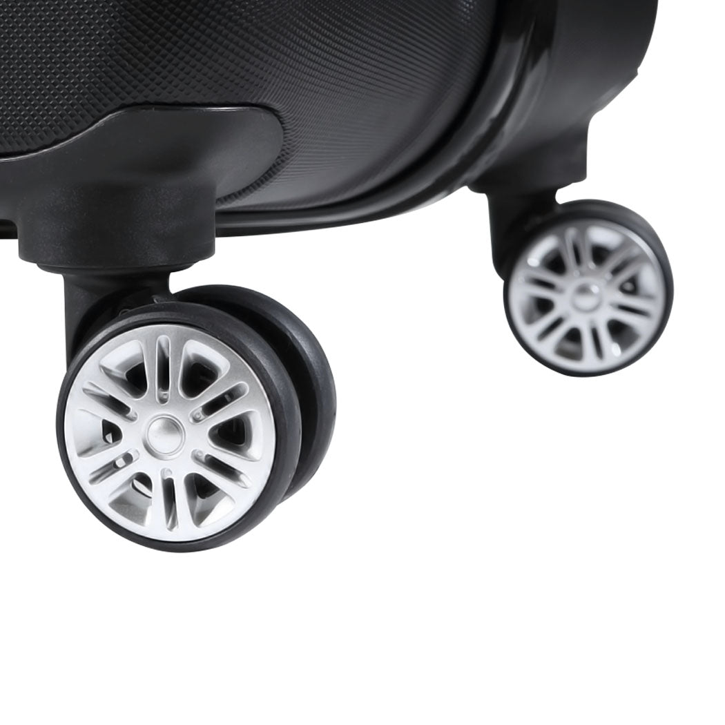 Slimbridge 20" Travel Luggage Lightweight Black 20 inch-1864184355786723333