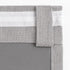 Marlow Blackout Curtains Thermal Linen Look Blockout Drapes 2 Panels Grey-2072893565322792965